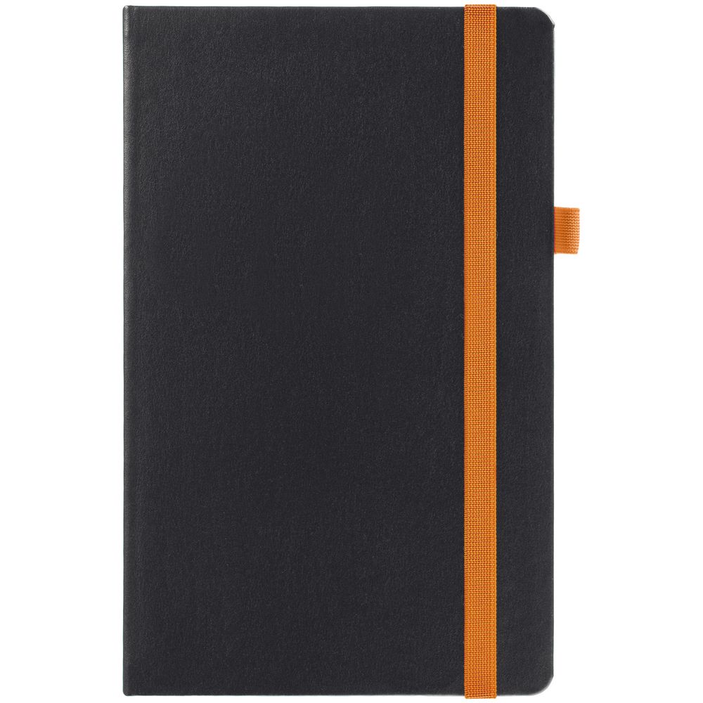 Ежедневник Ton, недатированный, черный с оранжевым — изображение 2