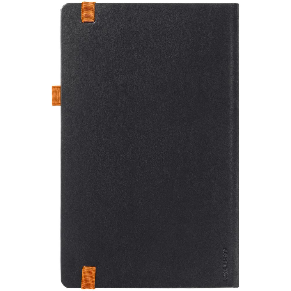 Ежедневник Ton, недатированный, черный с оранжевым — изображение 3