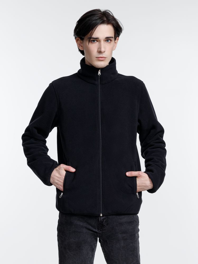 Куртка флисовая унисекс Nesse, черная — изображение 6