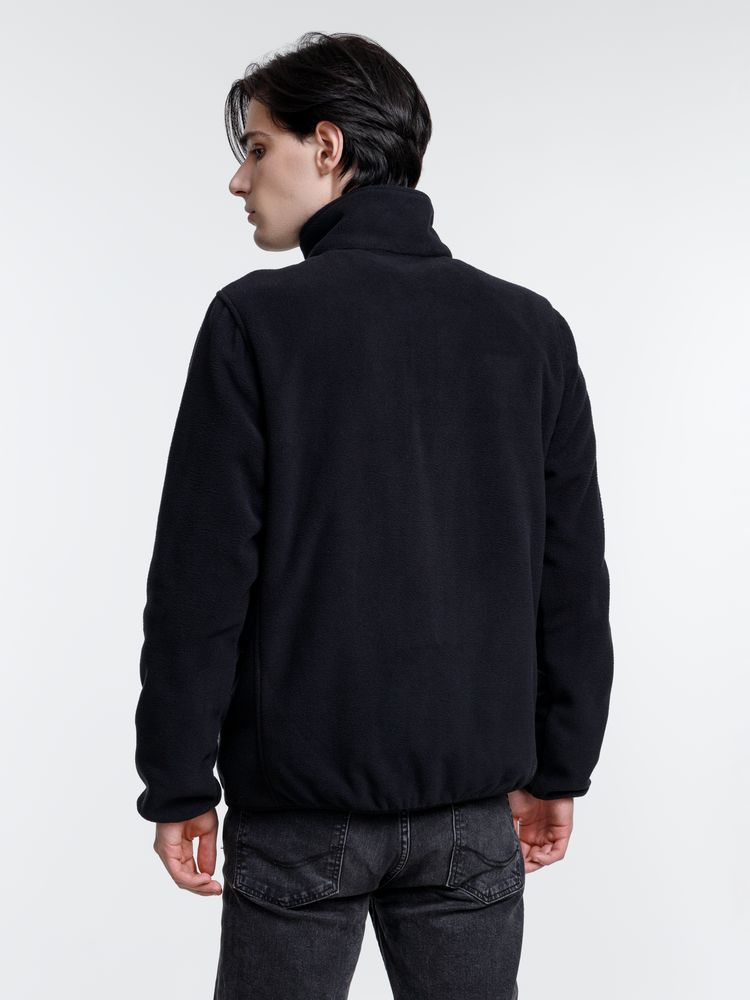 Куртка флисовая унисекс Nesse, черная — изображение 7