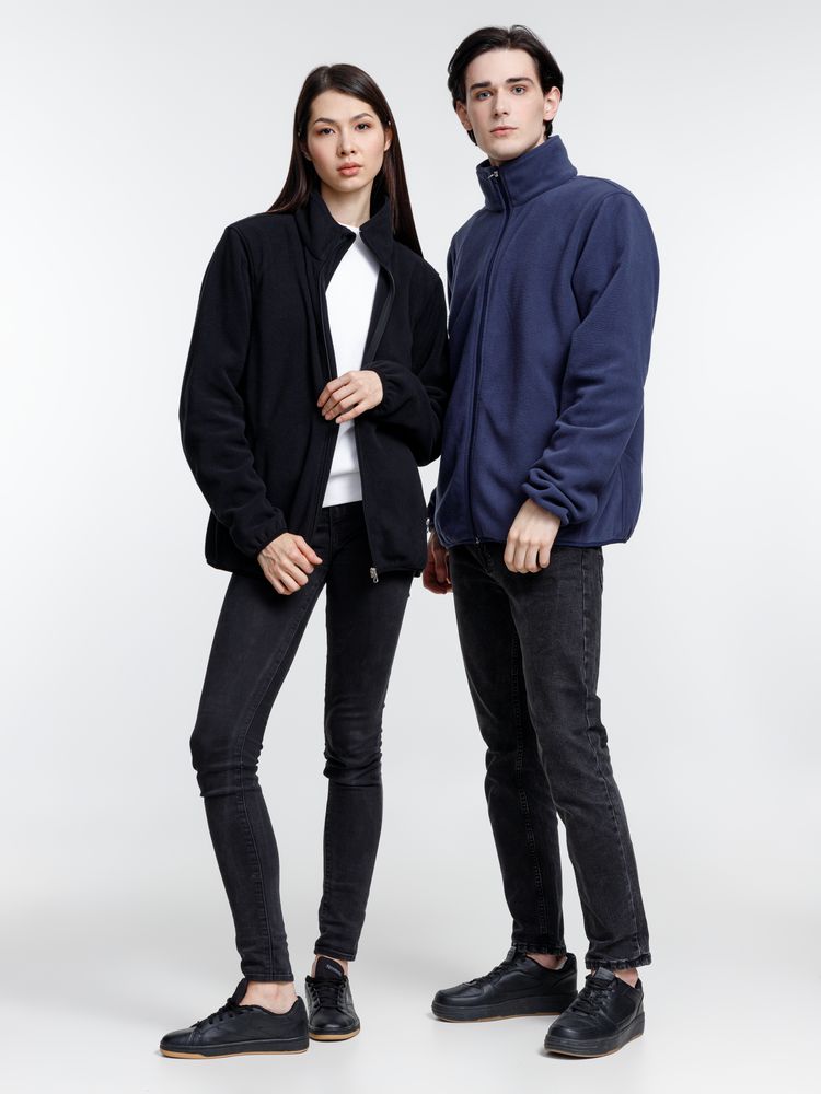 Куртка флисовая унисекс Nesse, черная — изображение 11