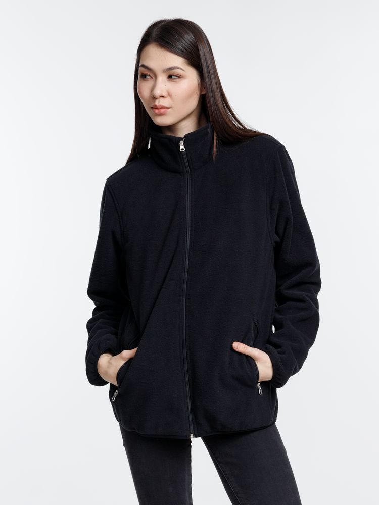 Куртка флисовая унисекс Nesse, черная — изображение 9