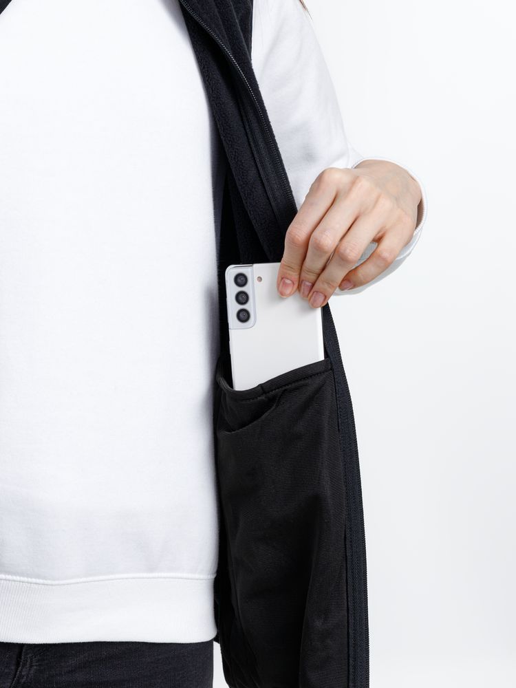 Жилет флисовый унисекс Nesse, черный — изображение 8