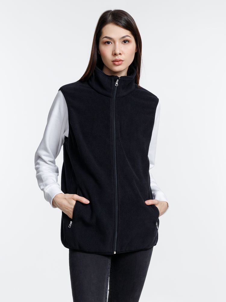 Жилет флисовый унисекс Nesse, черный — изображение 6