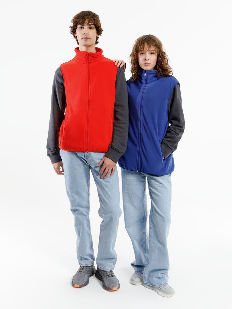 Жилет флисовый унисекс Nesse, красный — изображение 13