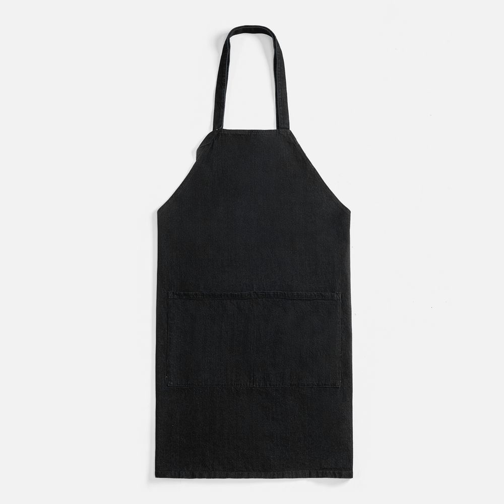 Фартук джинсовый E2, черный — изображение 2