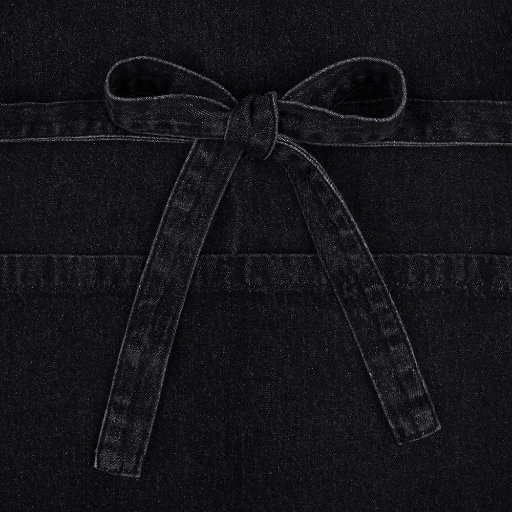 Фартук джинсовый E2, черный — изображение 4