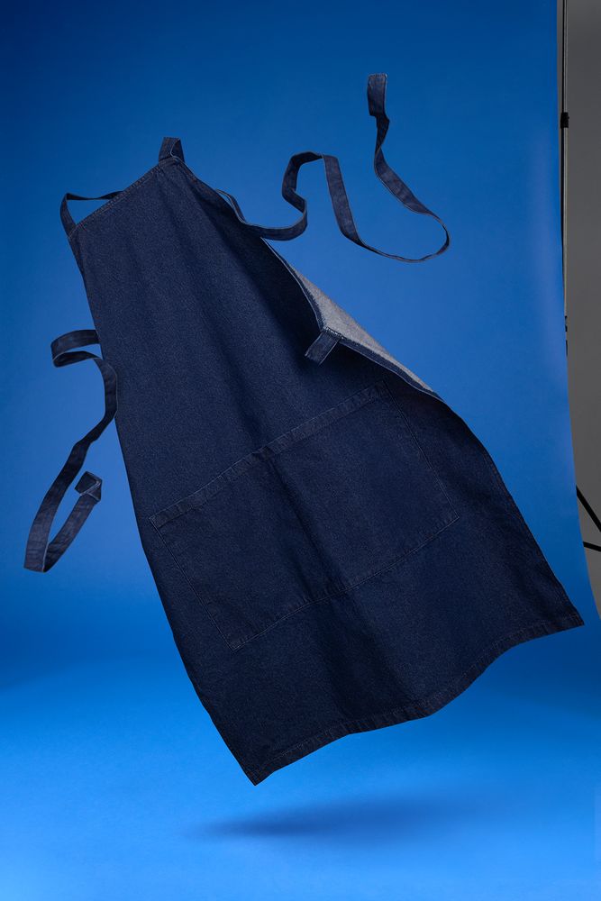 Фартук джинсовый E2, синий — изображение 3