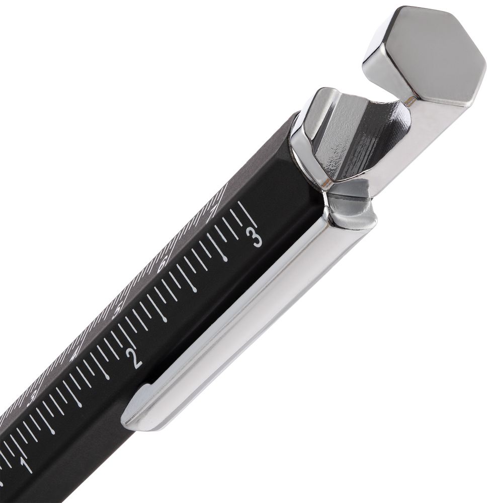 Ручка шариковая Numeric, мультиинструмент, черная — изображение 4
