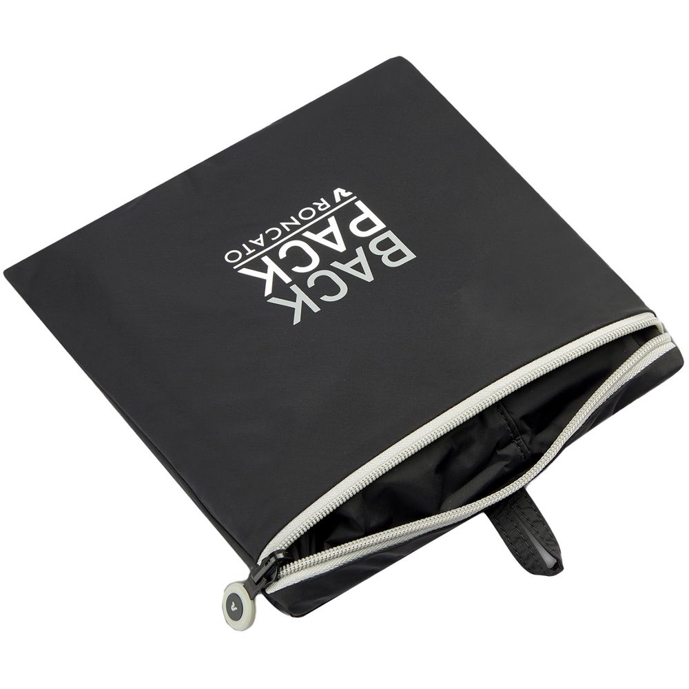 Складной рюкзак Compact Neon, черный с белым — изображение 7