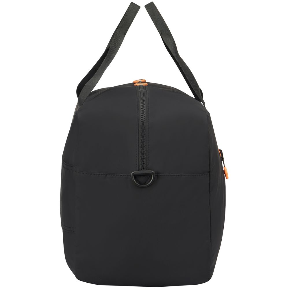 Сумка дорожная Compact Neon, черная с оранжевым — изображение 4