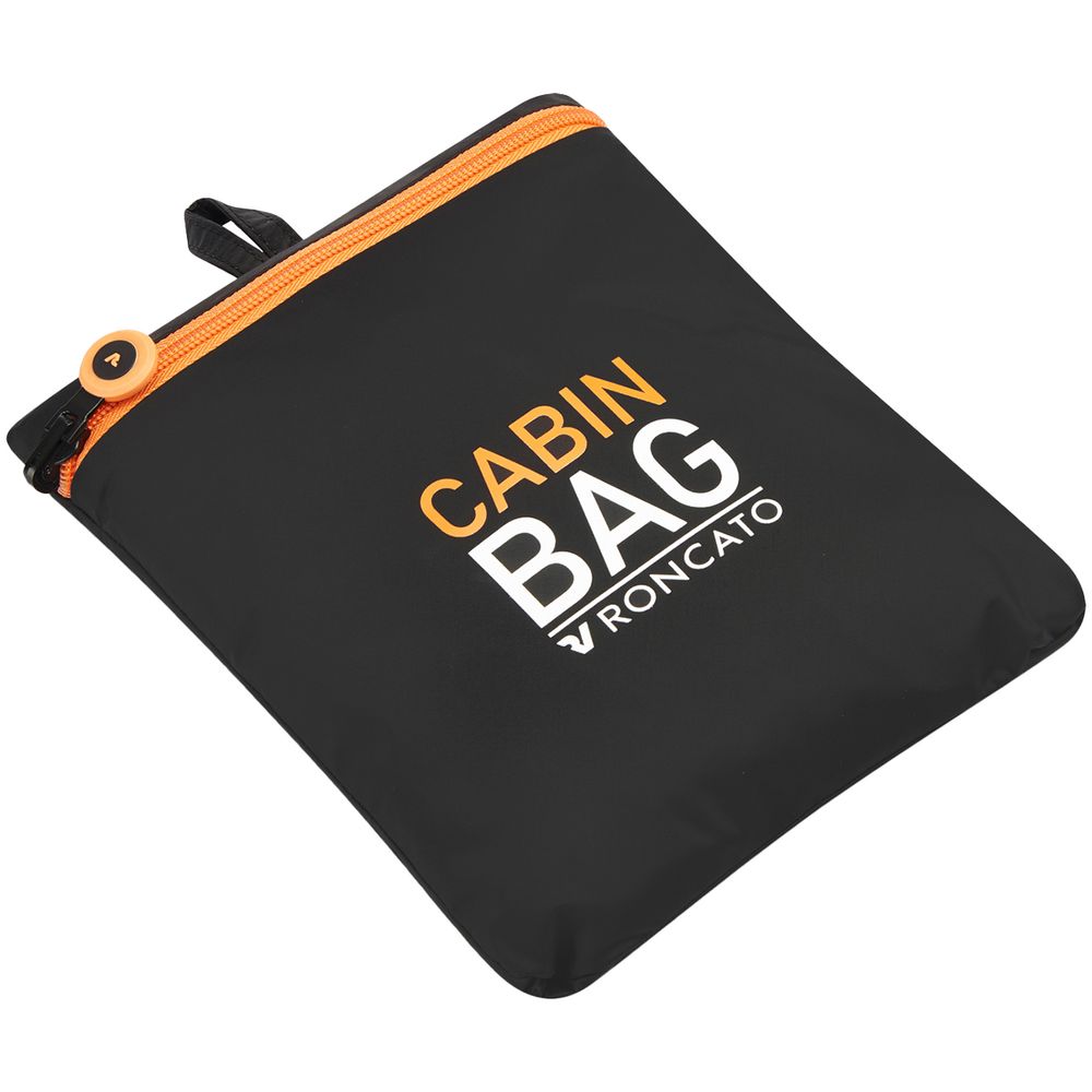 Сумка дорожная Compact Neon, черная с оранжевым — изображение 6