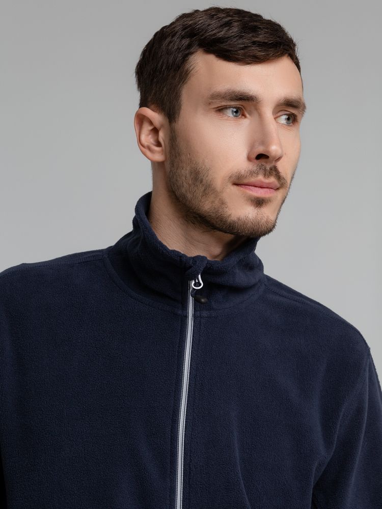 Куртка флисовая мужская Twohand, темно-синяя — изображение 7