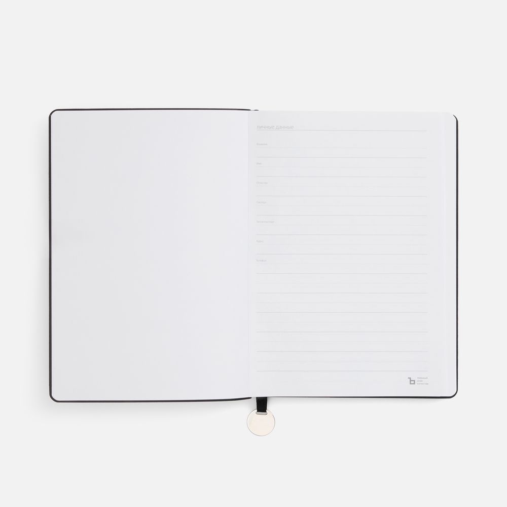 Ежедневник Lafite, недатированный, черный — изображение 7