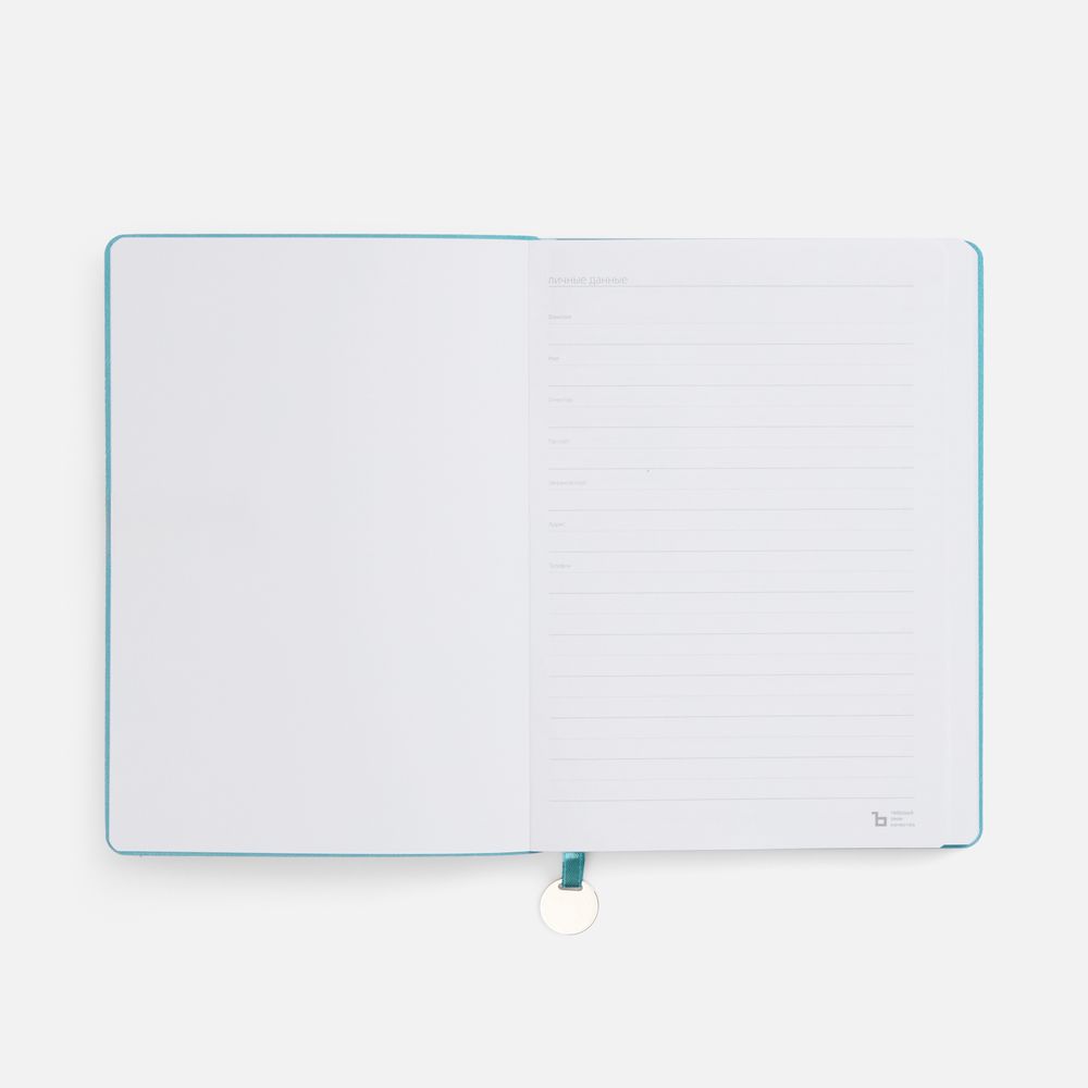 Ежедневник Lafite, недатированный, бирюзовый — изображение 7