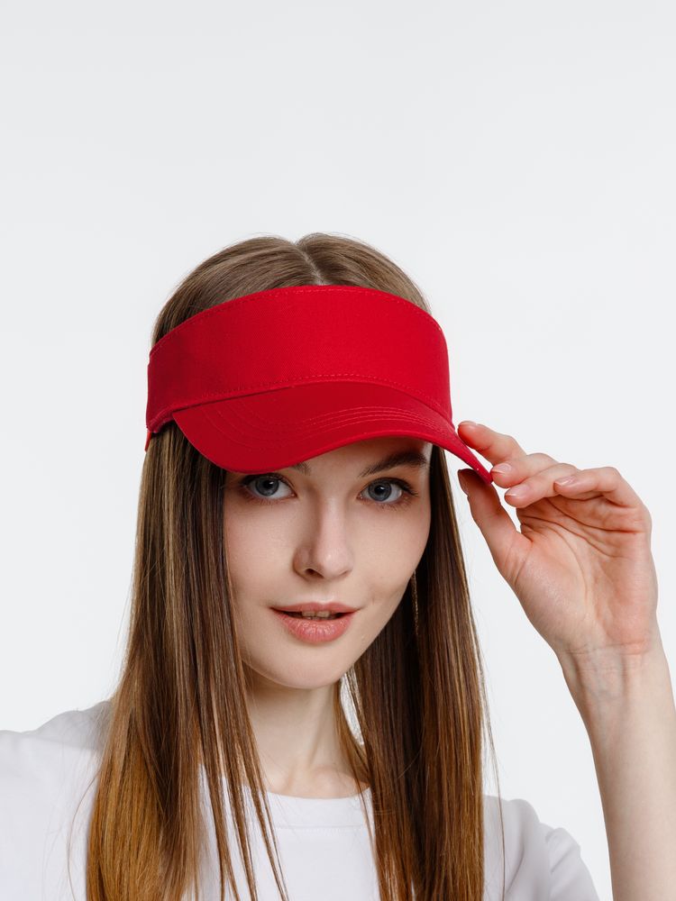 Козырек Viseros, красный — изображение 9