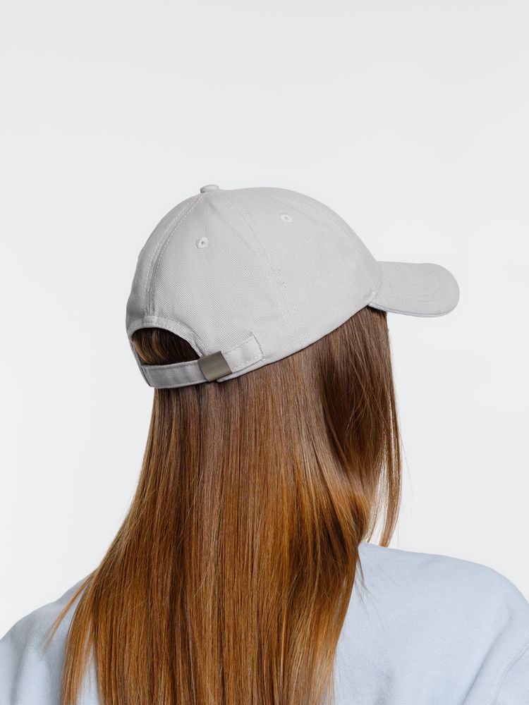 Бейсболка Spiker, серая с белым — изображение 11