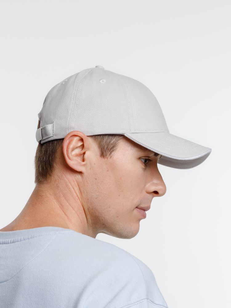 Бейсболка Spiker, серая с белым — изображение 7