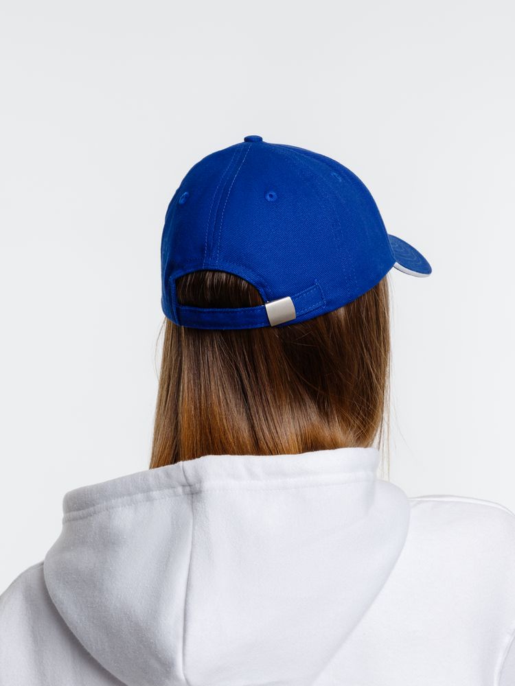 Бейсболка Spiker, ярко-синяя с белым — изображение 11