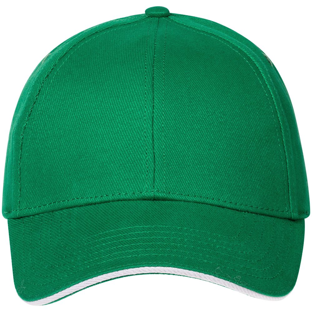 Бейсболка Spiker, зеленая с белым — изображение 4