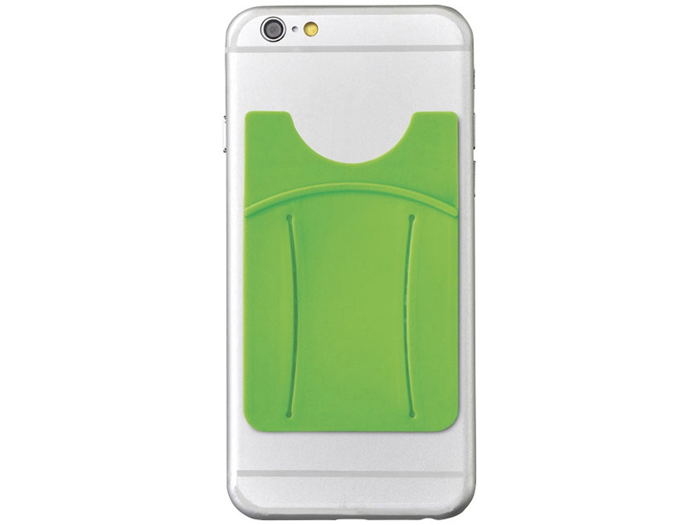 Картхолдер для телефона с держателем Trighold, лайм — изображение 5