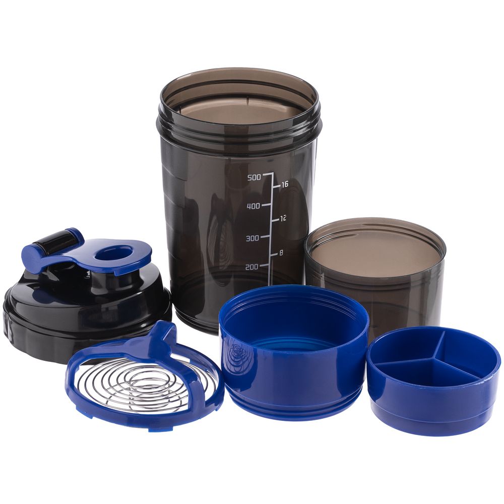 Спортивный шейкер Tonus, черно-синий — изображение 2