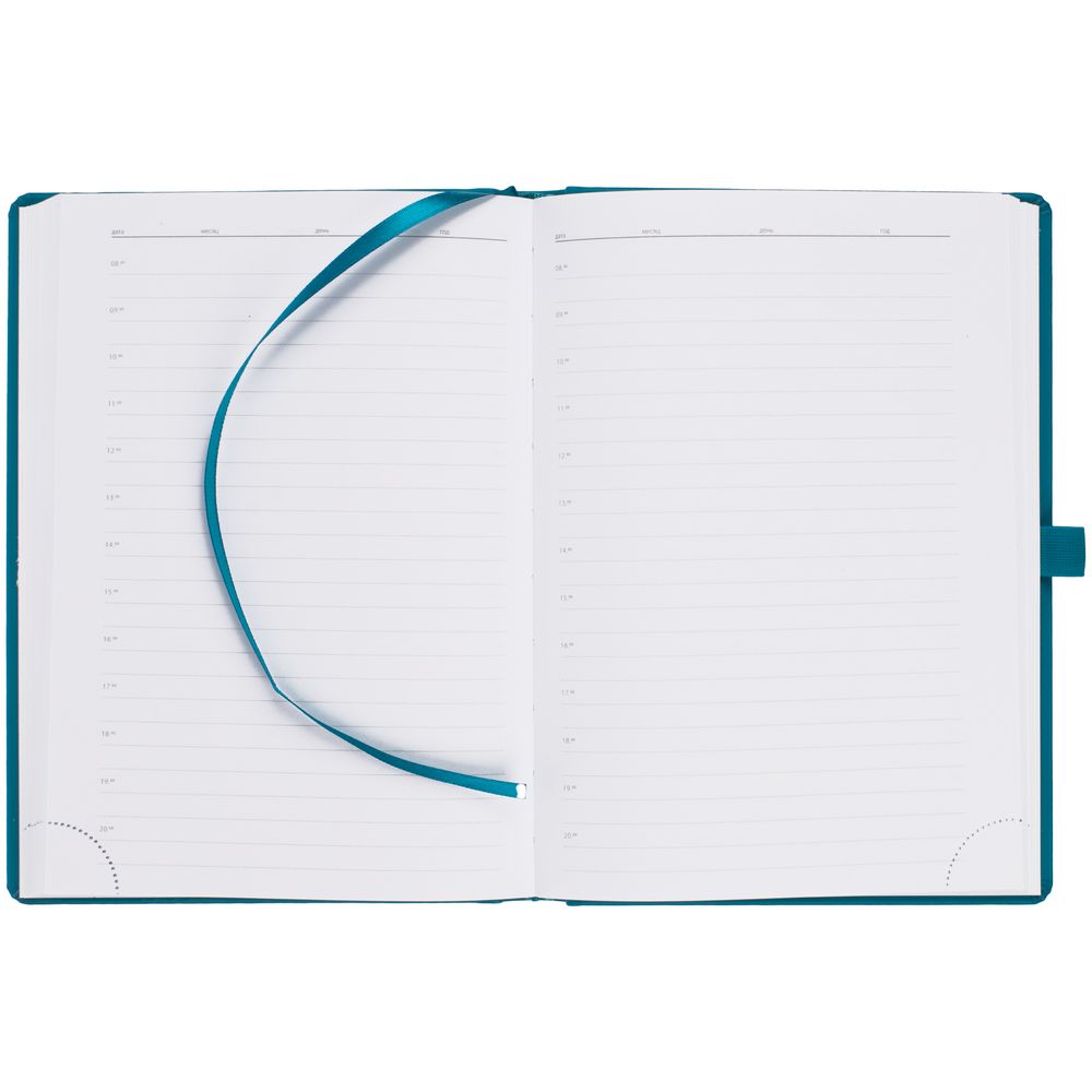 Ежедневник Favor, недатированный, бирюзовый — изображение 7