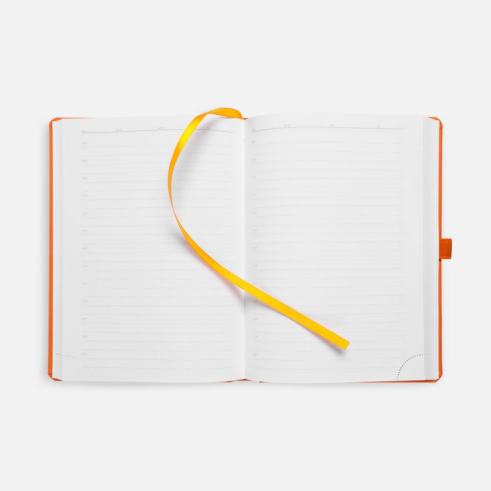 Ежедневник Favor Metal, недатированный, оранжевый — изображение 5