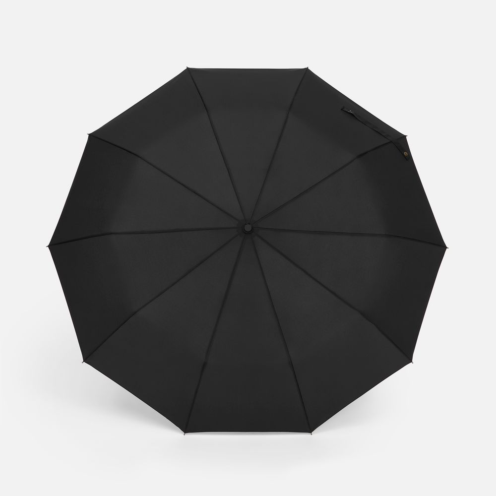 Зонт складной Cloudburst в подарочной упаковке, черный — изображение 2