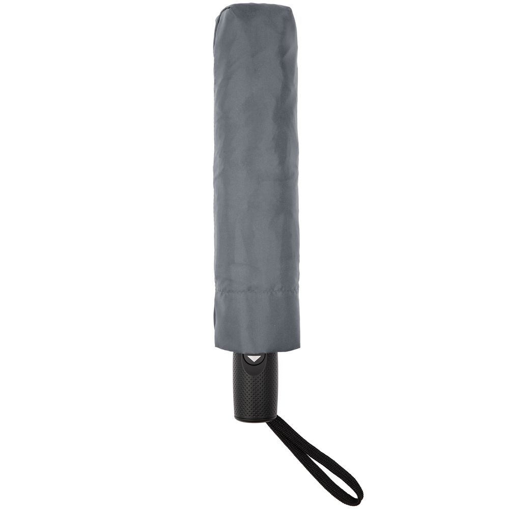 Складной зонт Dome Double с двойным куполом, серый — изображение 3