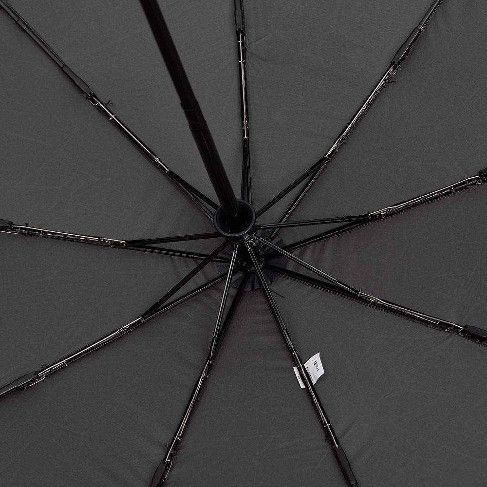 Складной зонт Dome Double с двойным куполом, серый — изображение 3
