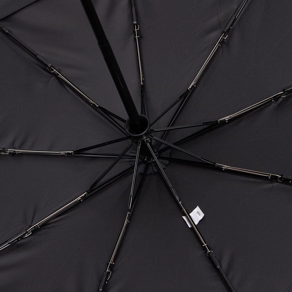 Складной зонт Dome Double с двойным куполом, черный — изображение 3