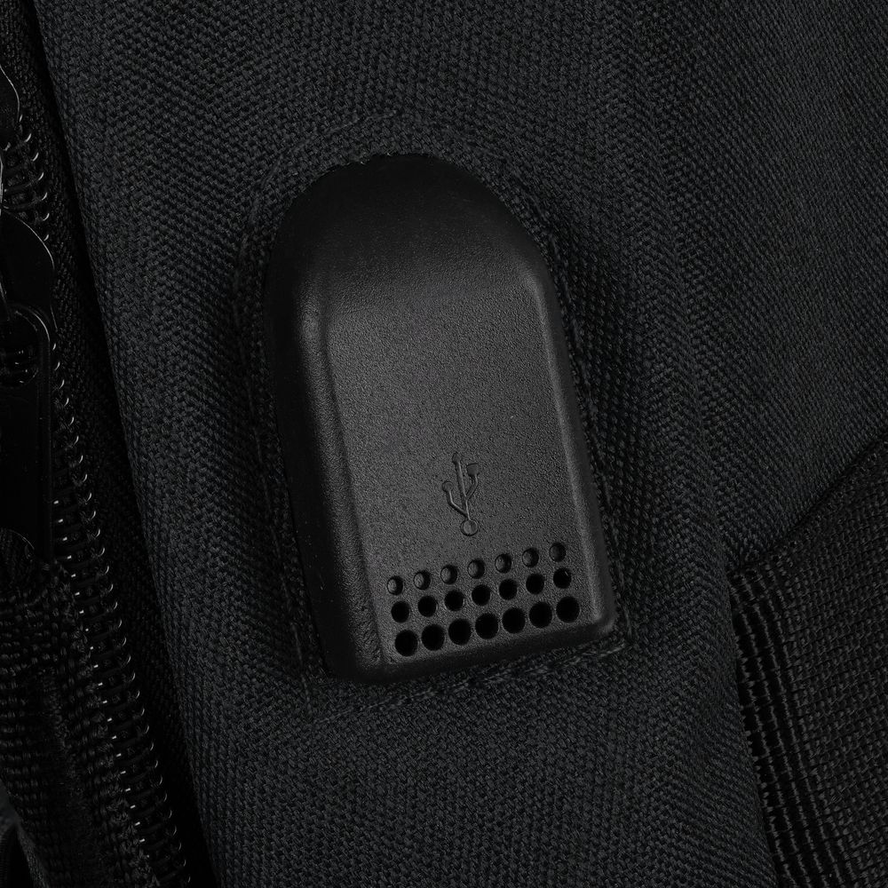 Рюкзак для ноутбука Conttori, черный меланж — изображение 11