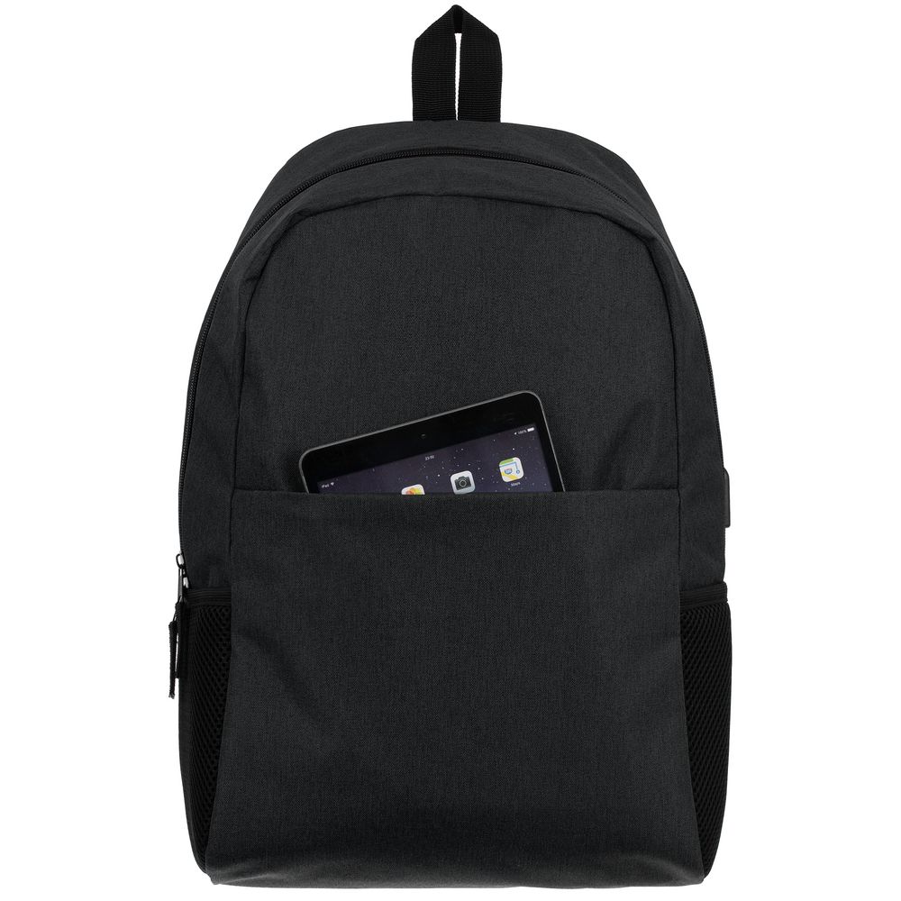 Рюкзак для ноутбука Conttori, черный меланж — изображение 7