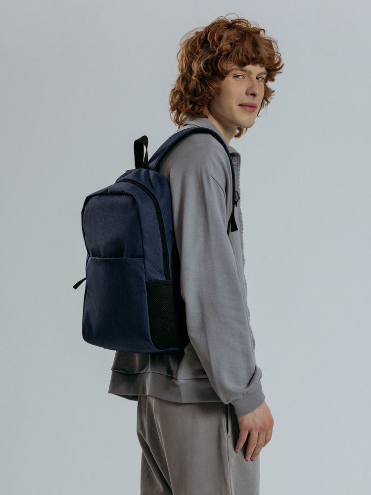 Рюкзак для ноутбука Conttori, синий меланж — изображение 16
