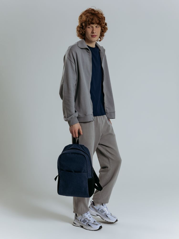 Рюкзак для ноутбука Conttori, синий меланж — изображение 15