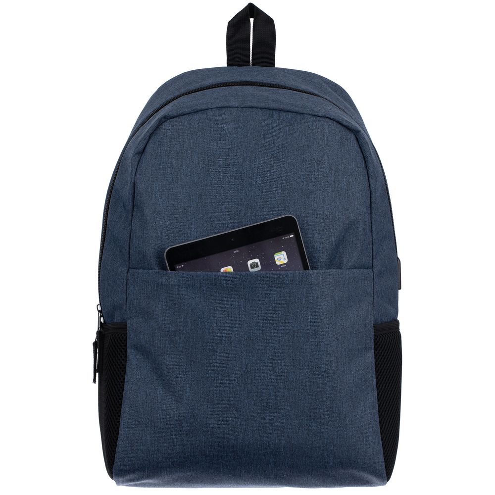 Рюкзак для ноутбука Conttori, синий меланж — изображение 7