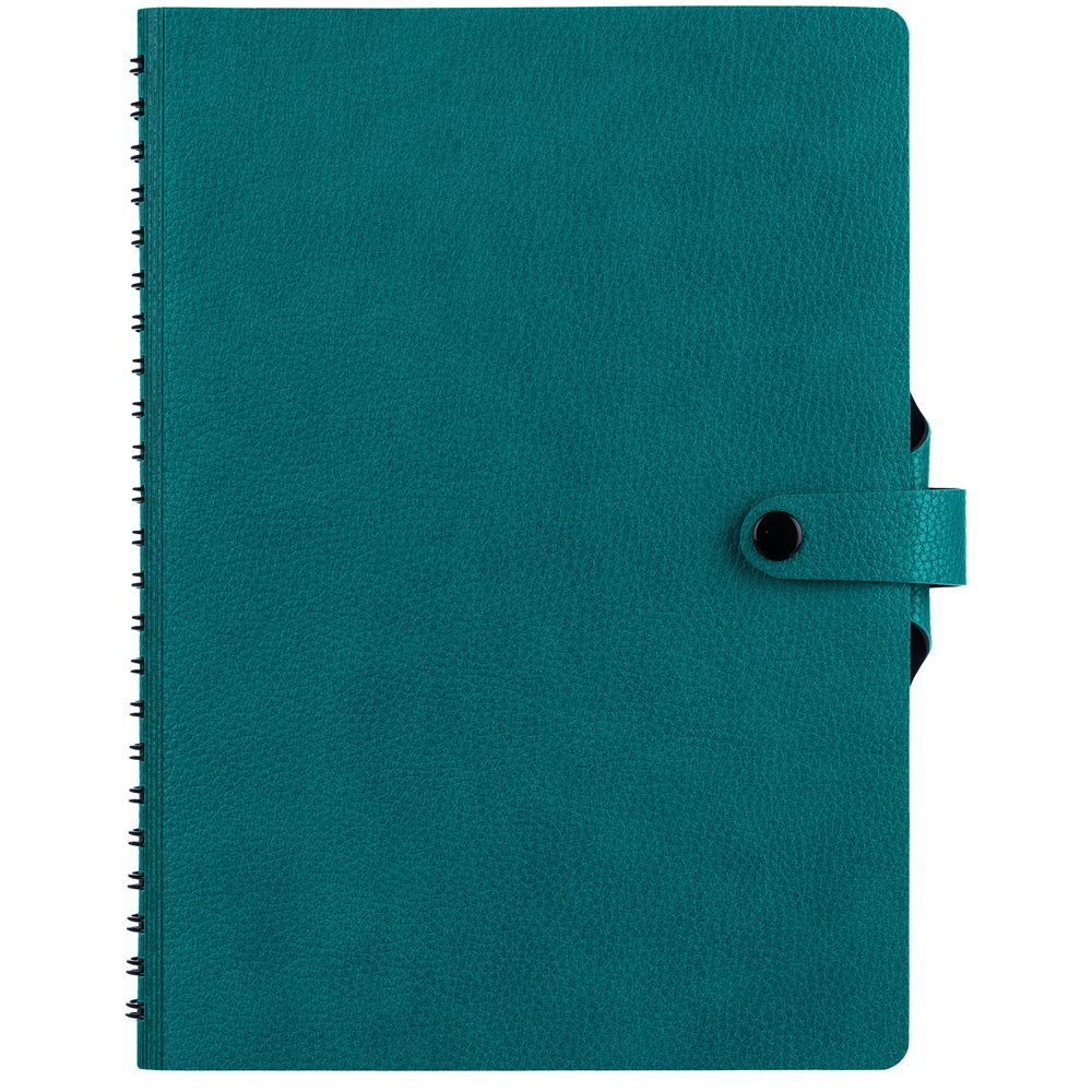 Ежедневник Strep Front на заказ, недатированный, бирюзовый