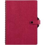Ежедневник Strep Front на заказ, недатированный, малиновый