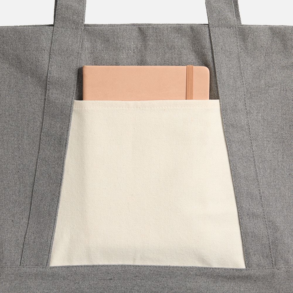 Шопер Shophop, серый с неокрашенным — изображение 4