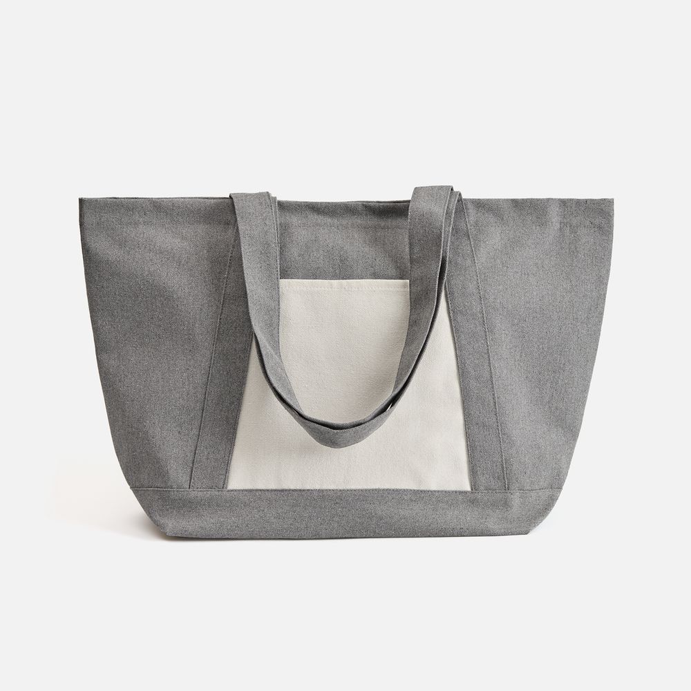 Шопер Shophop, серый с неокрашенным — изображение 2