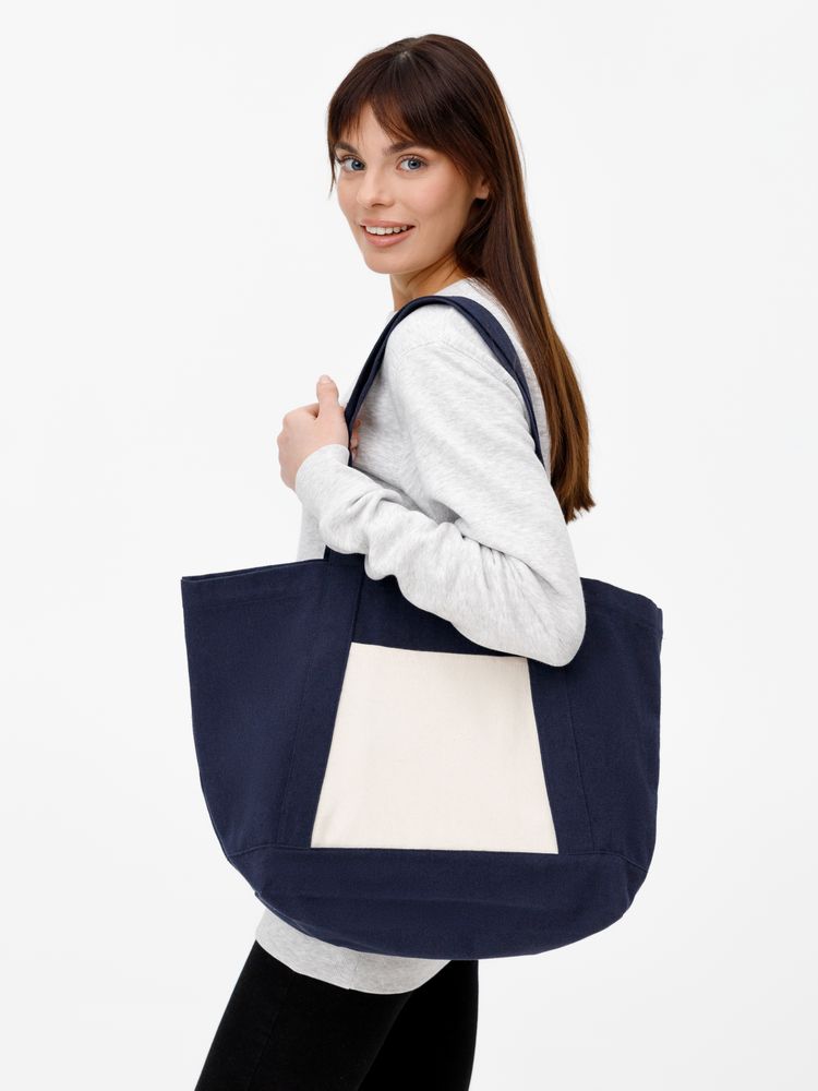 Шопер Shophop, синий с неокрашенным — изображение 6