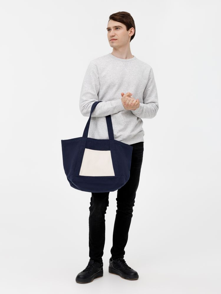 Шопер Shophop, синий с неокрашенным — изображение 9