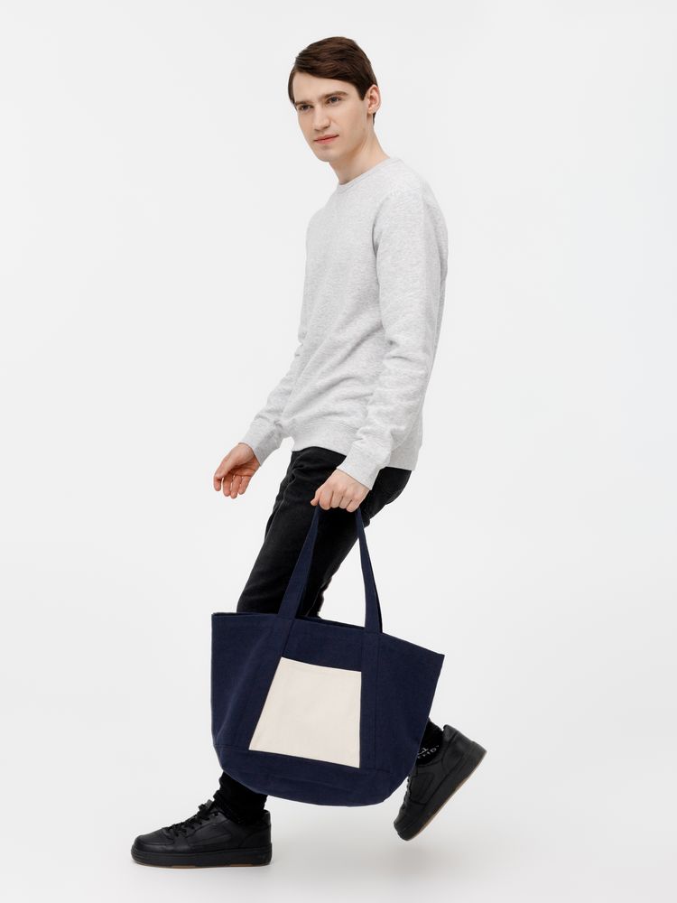 Шопер Shophop, синий с неокрашенным — изображение 11