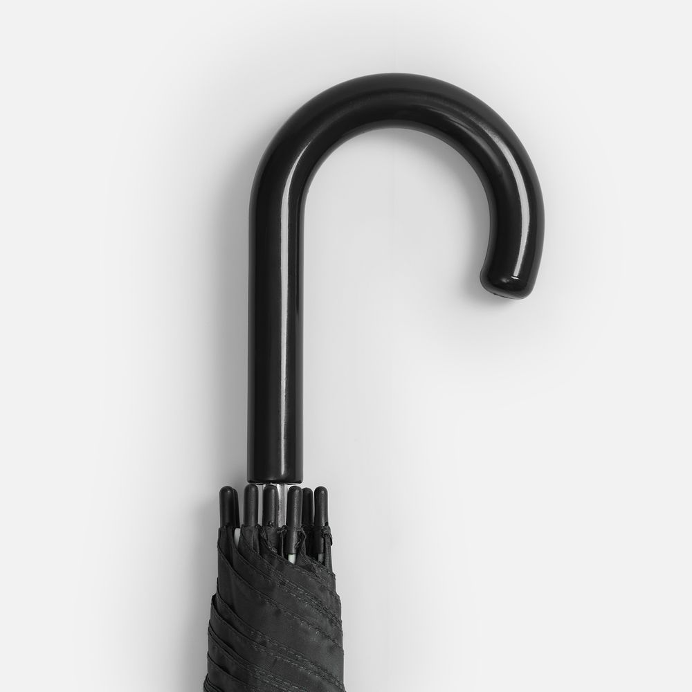 Зонт-трость Promo, черный — изображение 6