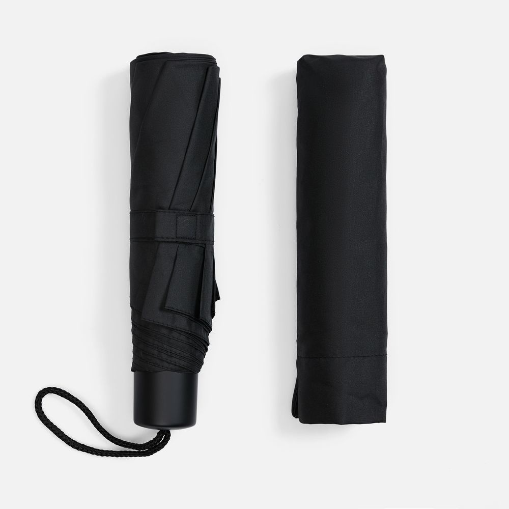 Зонт складной Light, черный — изображение 5