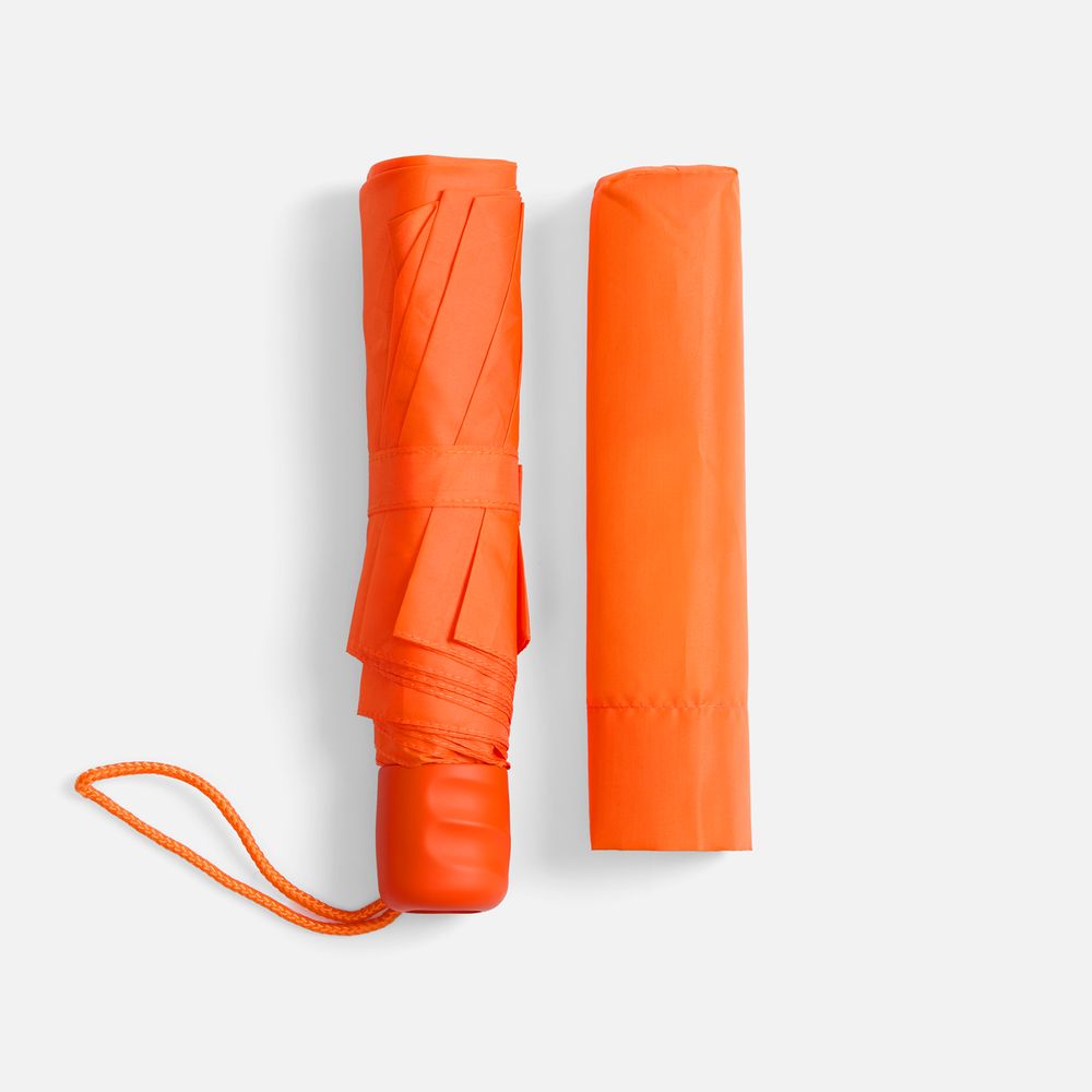 Зонт складной Basic, оранжевый — изображение 3
