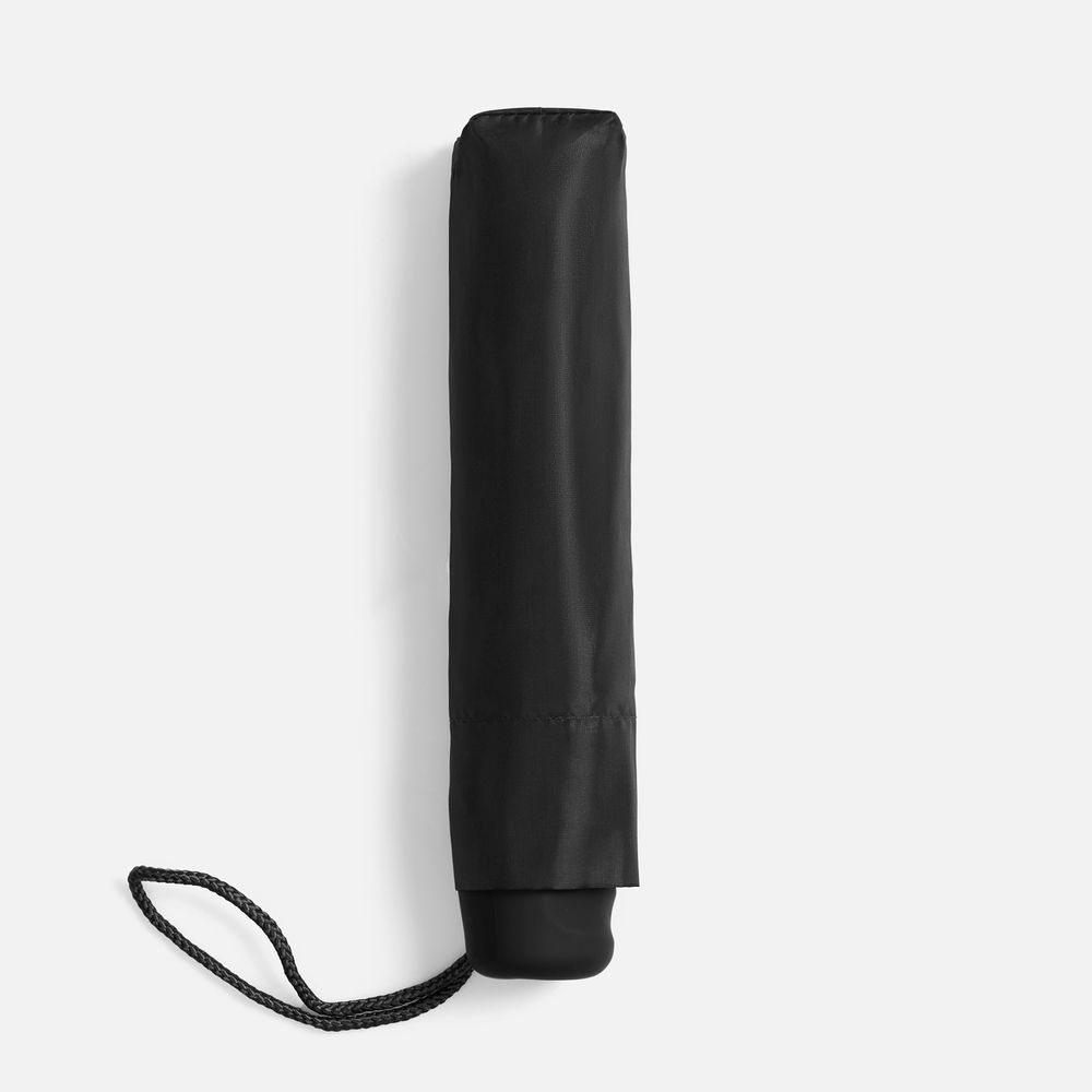 Зонт складной Basic, черный — изображение 4