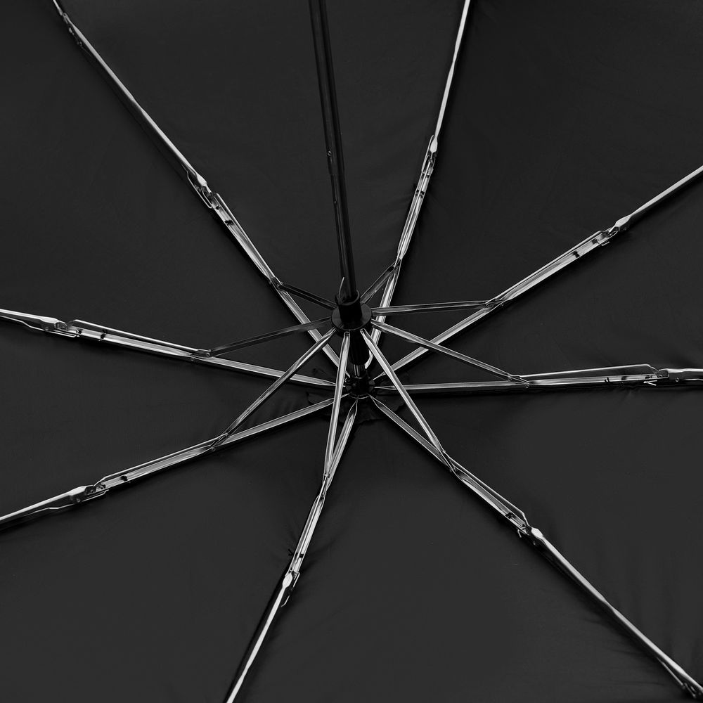 Зонт складной Basic, черный — изображение 6