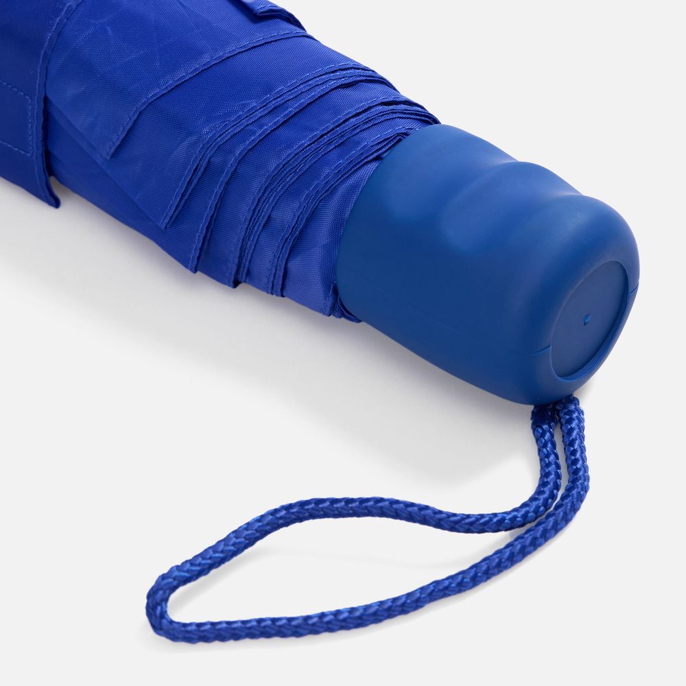 Зонт складной Basic, синий — изображение 5